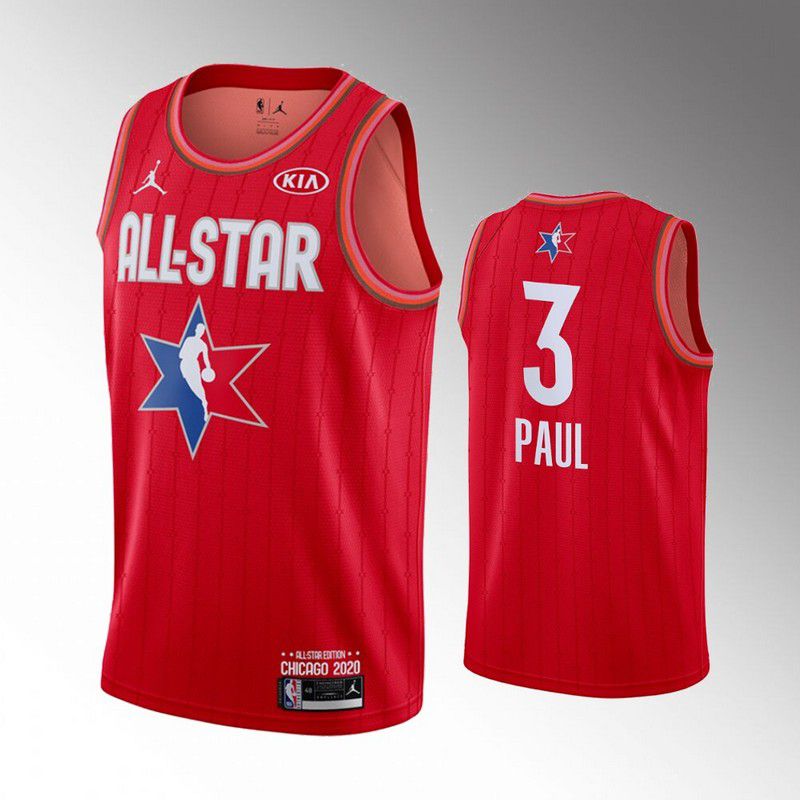 Men Houston Rockets #3 Paul Red 2020 All Star NBA Jerseys->houston rockets->NBA Jersey